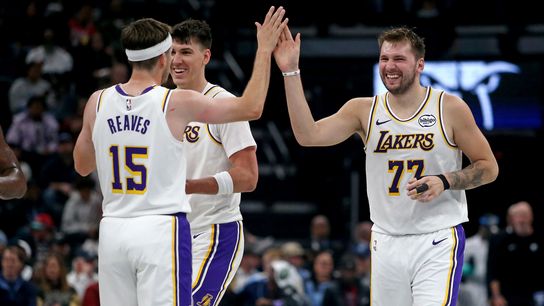Lakers without Luka Dončić and Austin Reaves in Portland taken in Portland (Los Angeles Lakers)